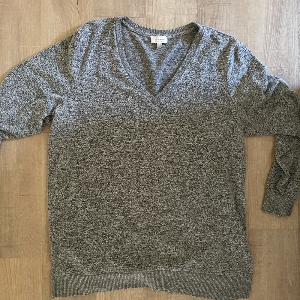 Lucky Brand Gray Sweater